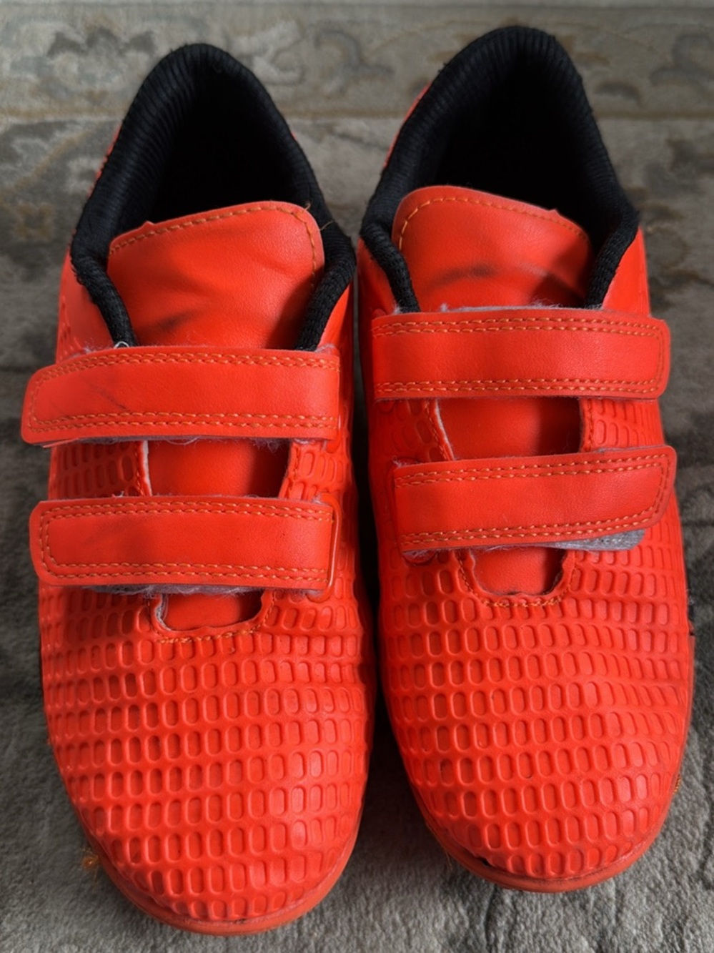 Kids Orange Turf Shoes